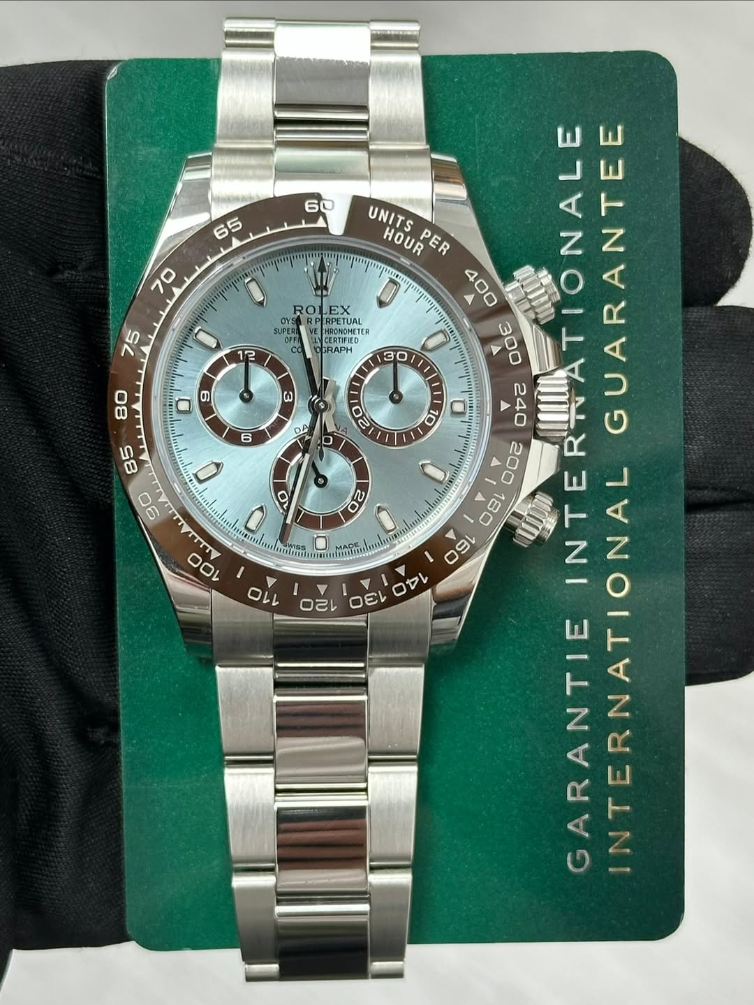 May be an image of wrist watch and text that says ' OYS RPERPETUA RPETUAL OFF 12 CRAPH 30 9 80 W ۲ DE 6 85 O 9 2 110 UNITS HOUR PER N LGUARANTEE នរម O 10 240 INTERTATIONALE IN NV…