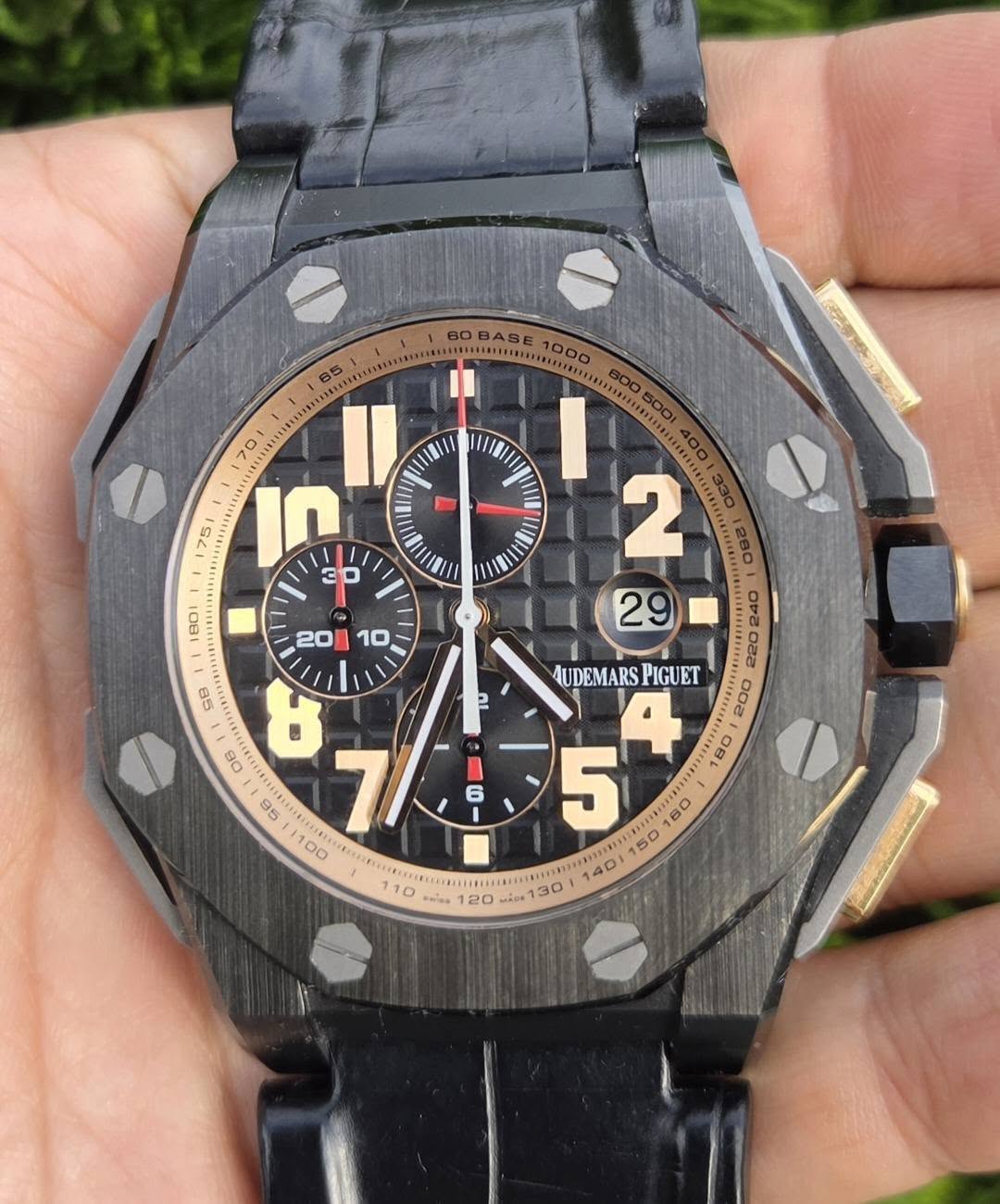 May be an image of wrist watch and text that says '60BASE 60 B0BASE 1000 60 I1 O4a I AUDEMARS AUDEMARSPIGUET PIGUET 6B አአአአባክክክክ 2 06 1ክክ / 5 80 100 7K:5 6 150 14D 10 eaisa 20 MASE…