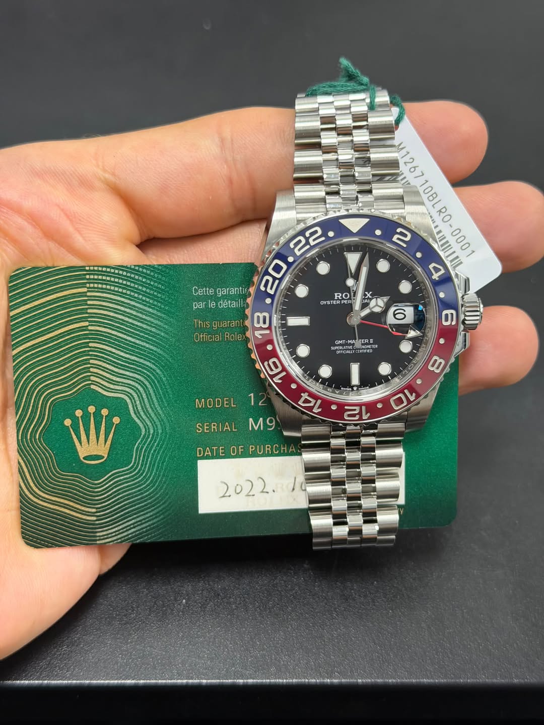 May be an image of wrist watch and text that says '10BL RO 2 M1267 126710BLRO-000 แน 0001 RUJLI 4 RO OYST DYSTERPER 6 GMI- CMT-M CMT-MARTER TERO DPIEIALL に店一 6 22 Cette arantıs 20…
