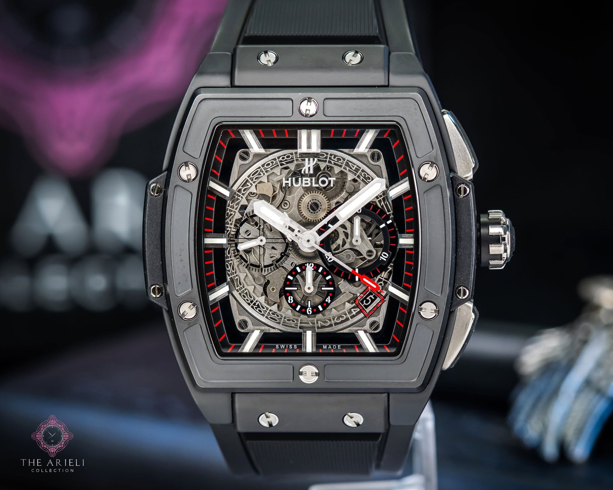 May be an image of wrist watch and text