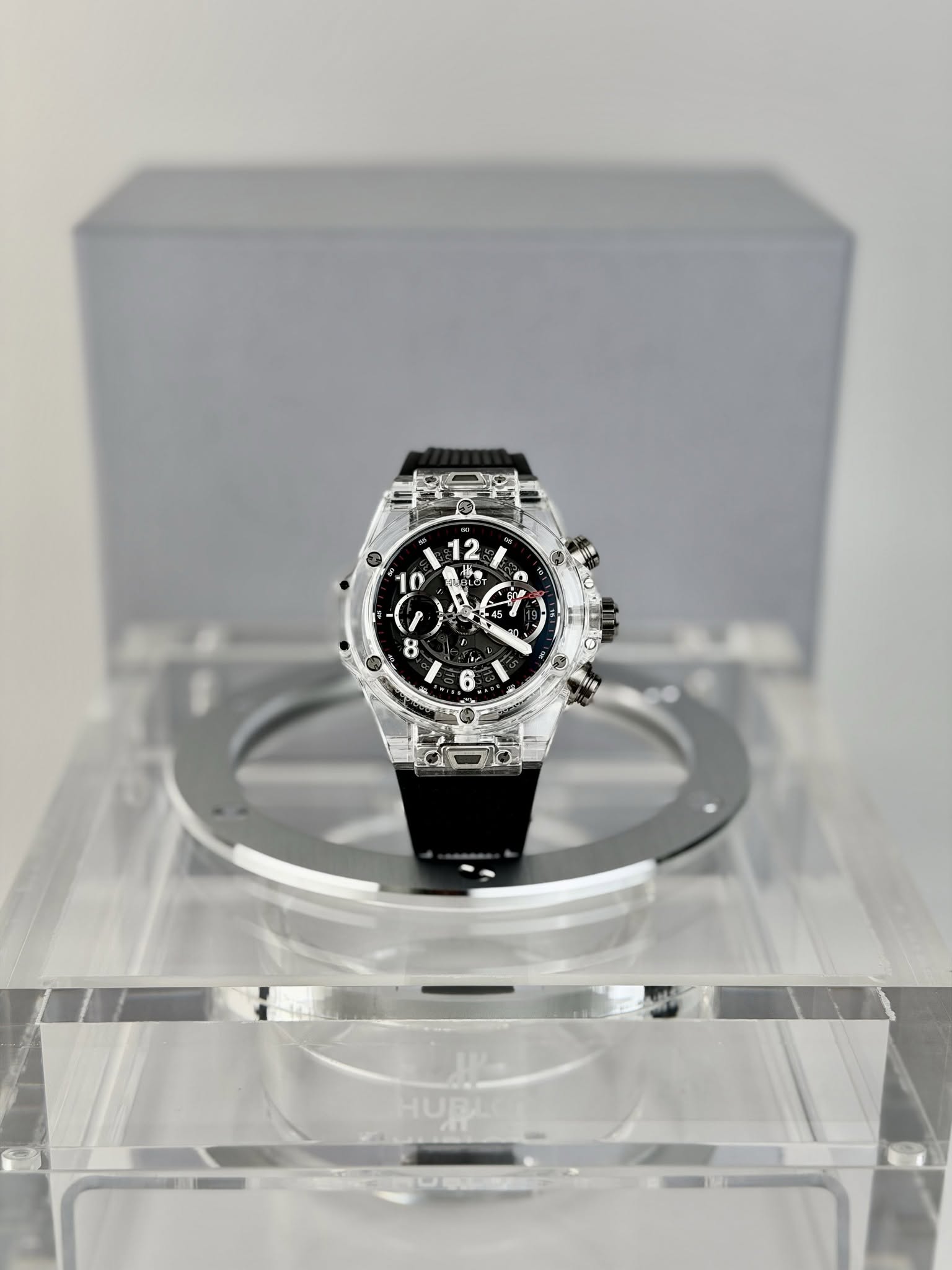 May be an image of wrist watch and text