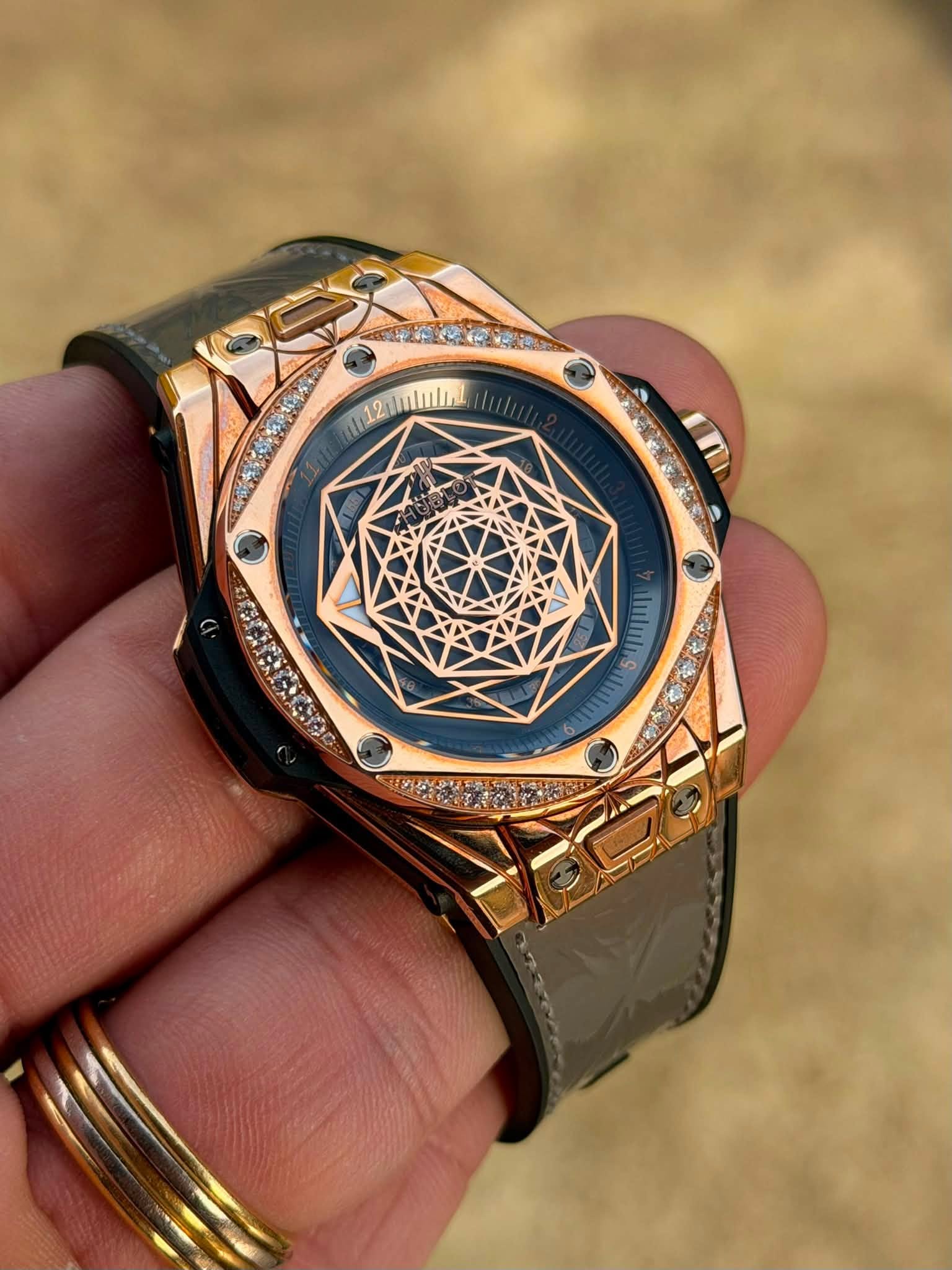May be an image of digital watch and text