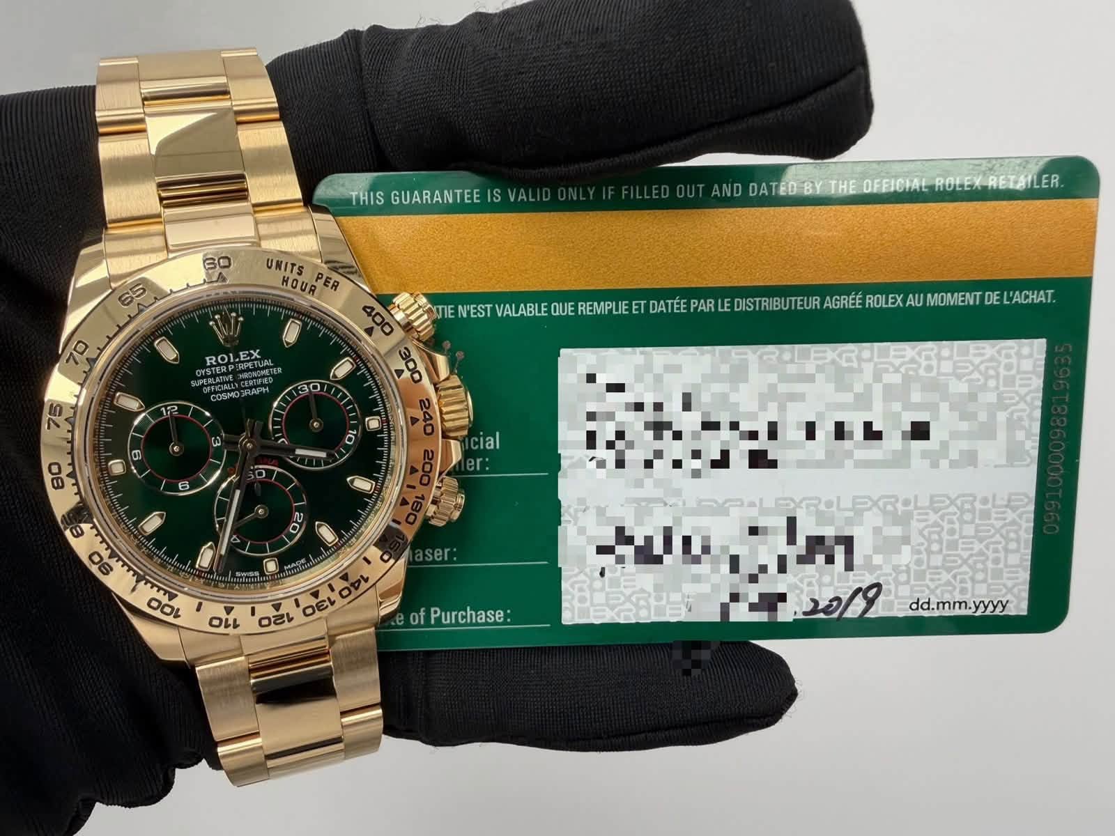 May be an image of wrist watch and text that says 'THIS GUARANTEE IS 60 AND INDATEODBY.THEOEINHERGEAREUEKLE DATEDBY THE OFFICIAL ROLEX-RETAILER LER ROLEX UNITS HOUR UNITSPER ER…