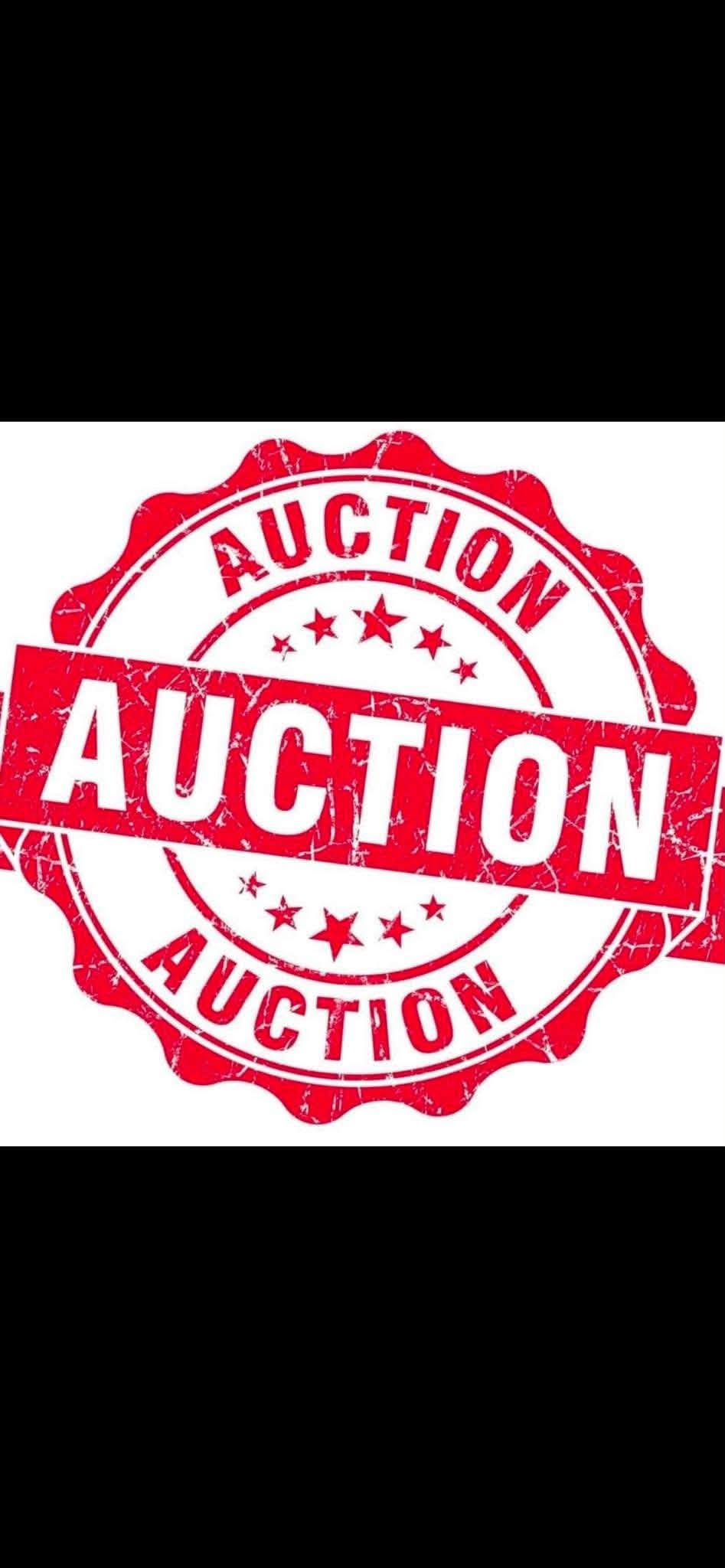 May be an image of text that says 'AUCTION AUCTION AUCTION'