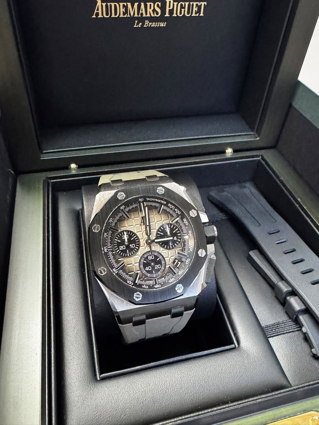 May be an image of wrist watch and text