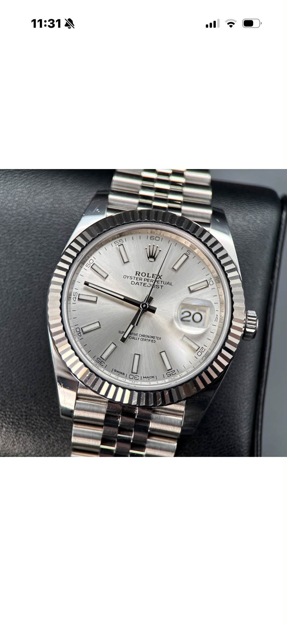May be an image of wrist watch and text that says '11:31 ١١ه 60 W 55 0 OY OYST ove ROLE ERPER E A ETUAL STERPER DATE ATE 利川 Contea I MAOE של 120 se 2'