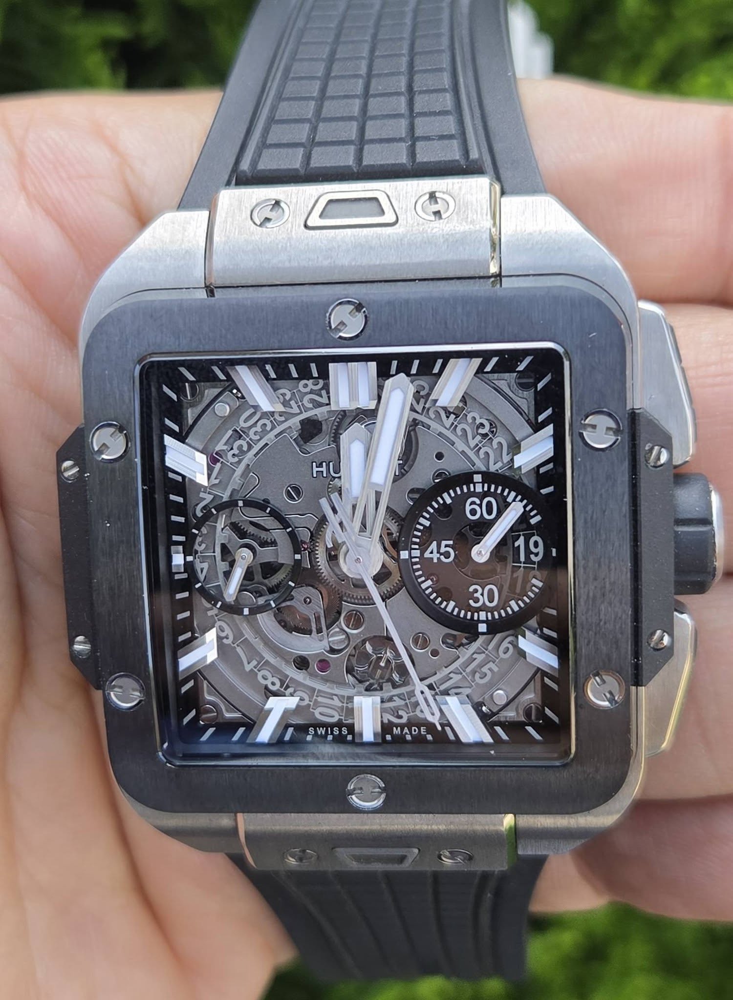 May be an image of digital watch and text