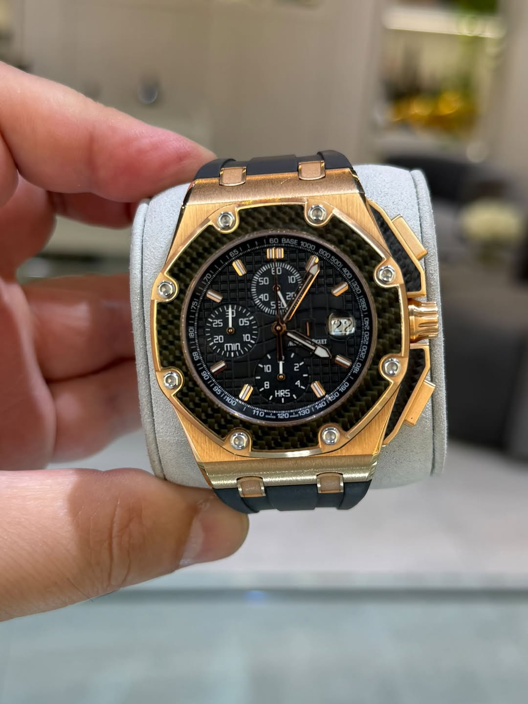 May be an image of wrist watch and text