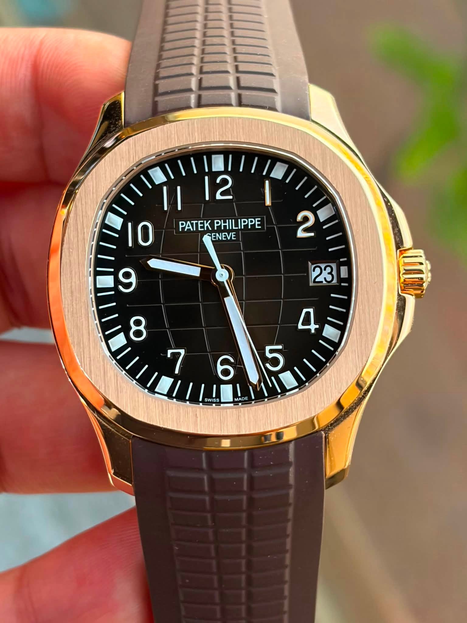 May be an image of wrist watch and text that says '12 2 |I I 10 PATEK PATEKPHILIPPE PHILIPPE SENEVE '
