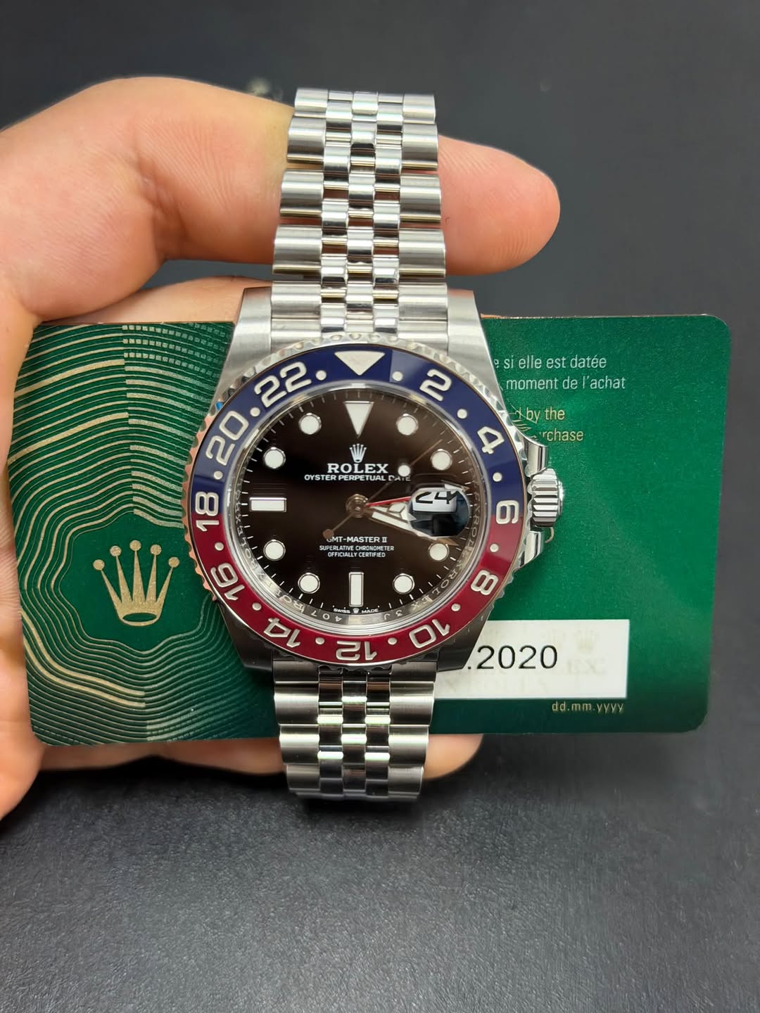 May be an image of wrist watch and text that says 'sielleestdatée est datée si elle moment momentdeachat de 'achat 2 by the chase ROLEX ROL OYST OYSTERP PERPETUAL LULE UMT MASTERI…