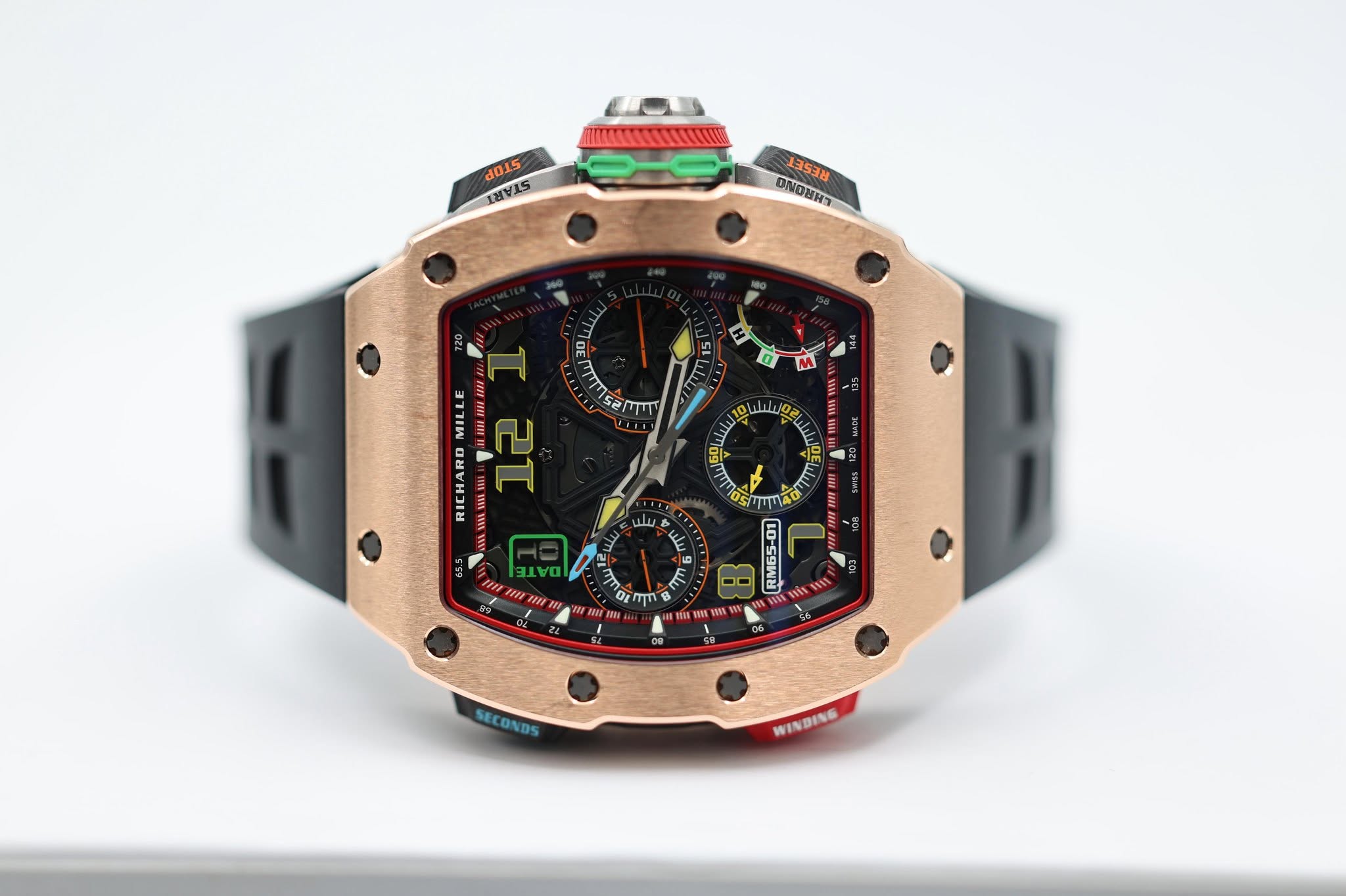 May be an image of wrist watch and text