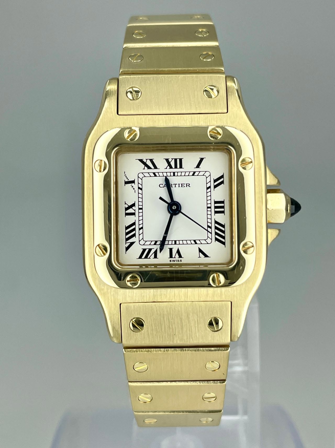 May be an image of wrist watch and text that says 'D XXII I XI XII J- 寶業 I CA ARTIER IX I I III VIII T IA I TAIA WISS WIS3 N 5W1SS ው'