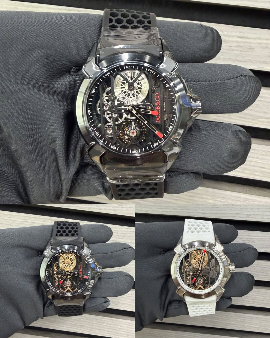 May be an image of wrist watch and text