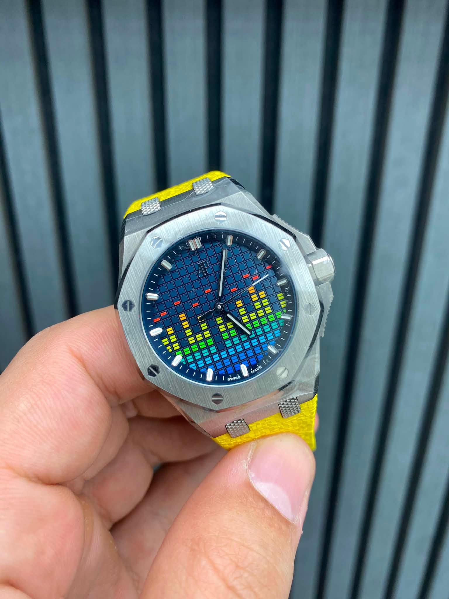 May be an image of digital watch and text