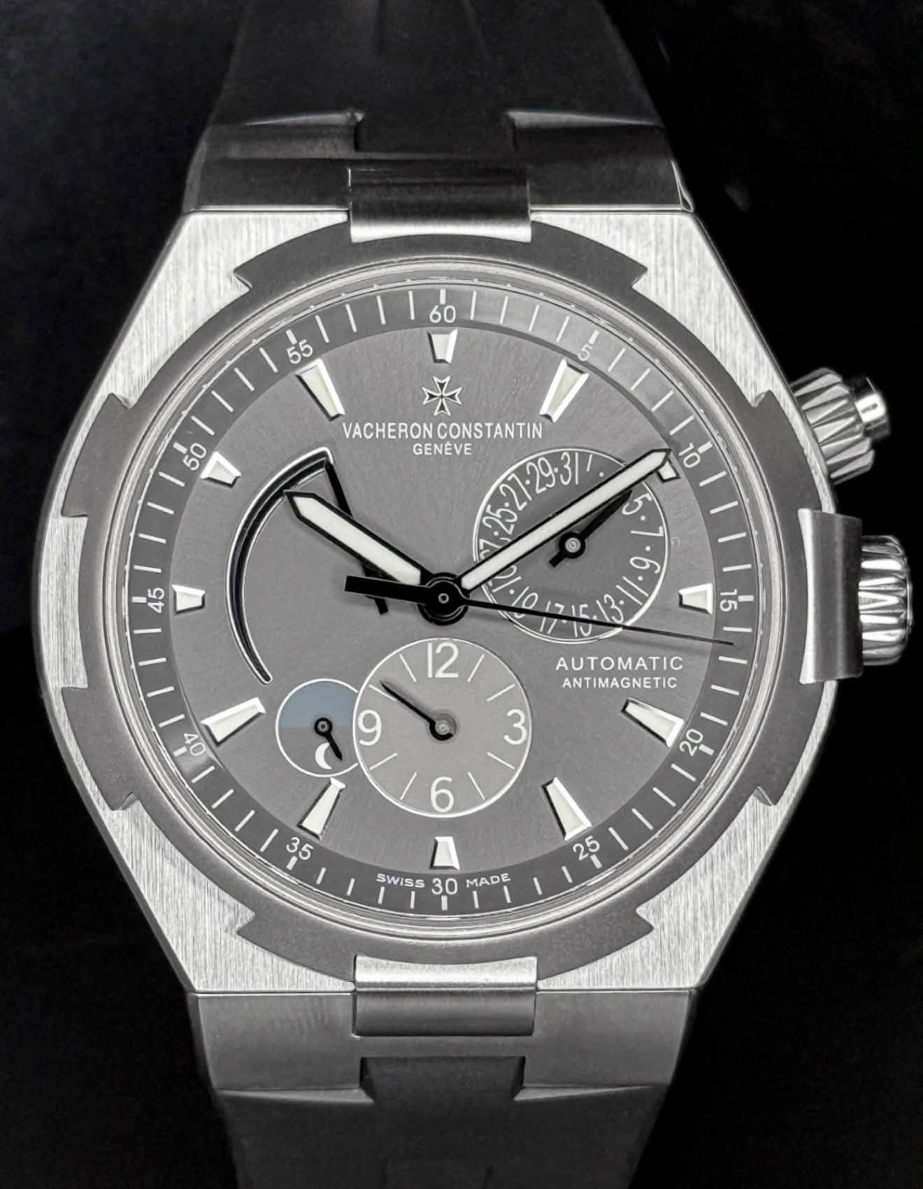 May be an image of wrist watch and text that says ' VACHERON GENEVE CONSTANTIN VACHERONCONSTANTIN 1:25212937 © 5 2/.10 1۱ و ١,/١٧ 3 12 AUTOMATIC ANT ANTIMAGNETIC 15 O OV SWISS…