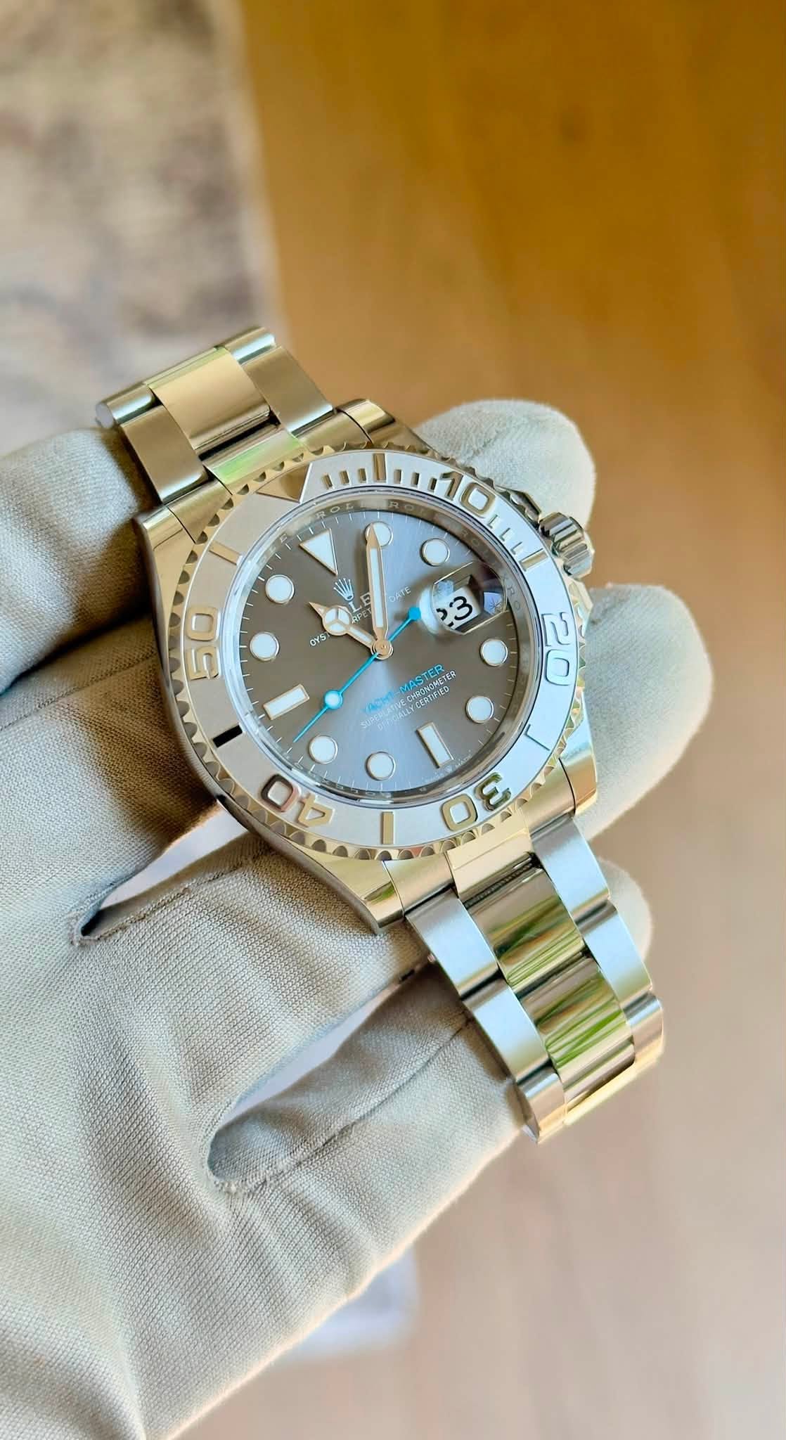 May be an image of wrist watch and text