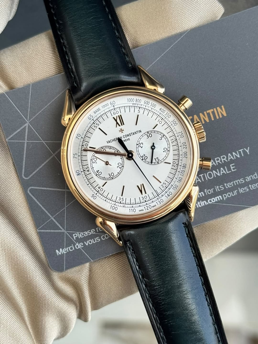 May be an image of wrist watch and text that says ' I 65 BASE מיודיו I X CONSTANTIN VACHERO NEVE NEVE NTIN 54 50/ O 보 2 O 15 80 O O ARRANTY ATIONALE terms les ter and itin.com m…