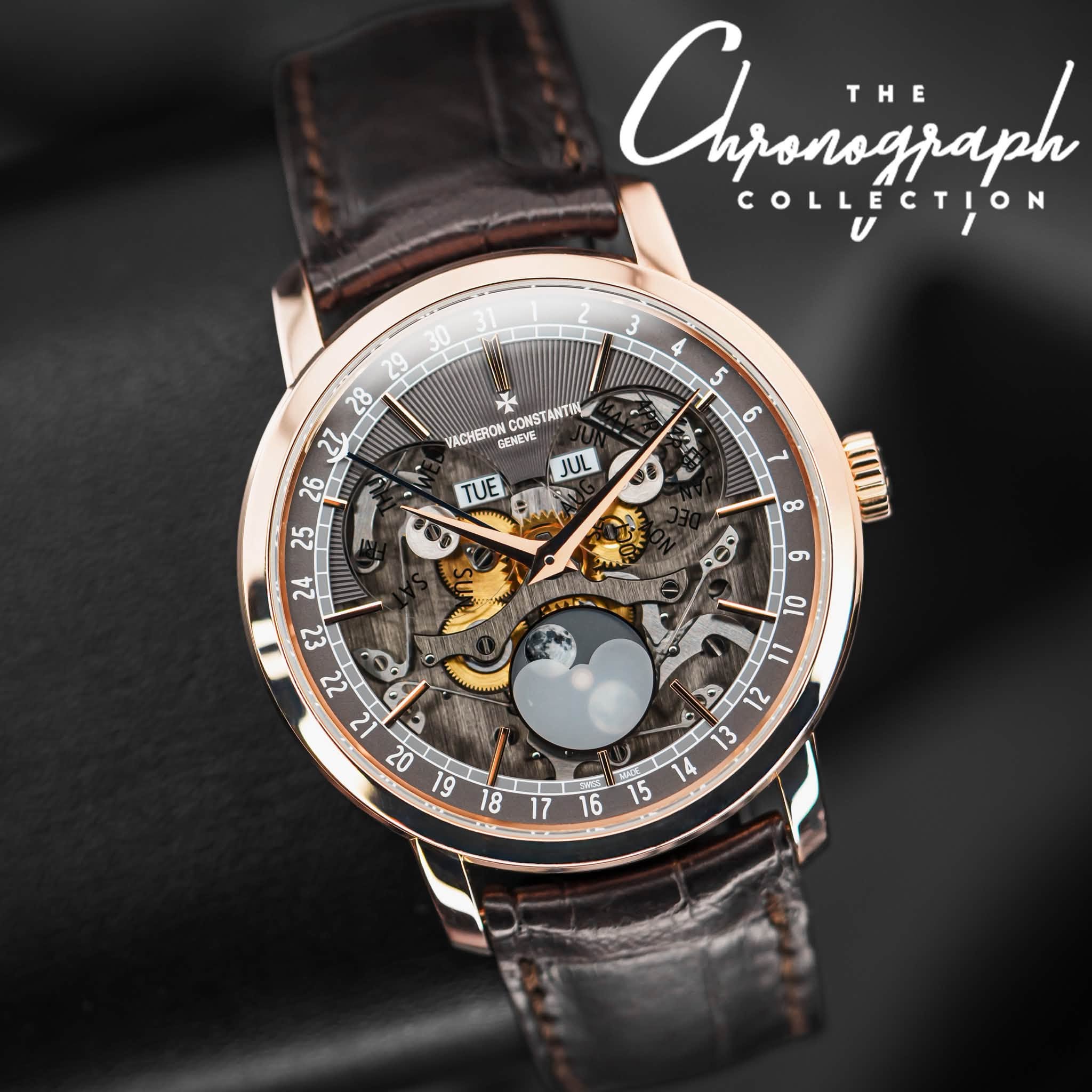 May be an image of wrist watch and text that says 'Ahjarasjaph COLLECTION THE CONSTANTIN VACHERON JUL દટ 22 TUE 8 이 9 00 11 L 20 19 O ( '