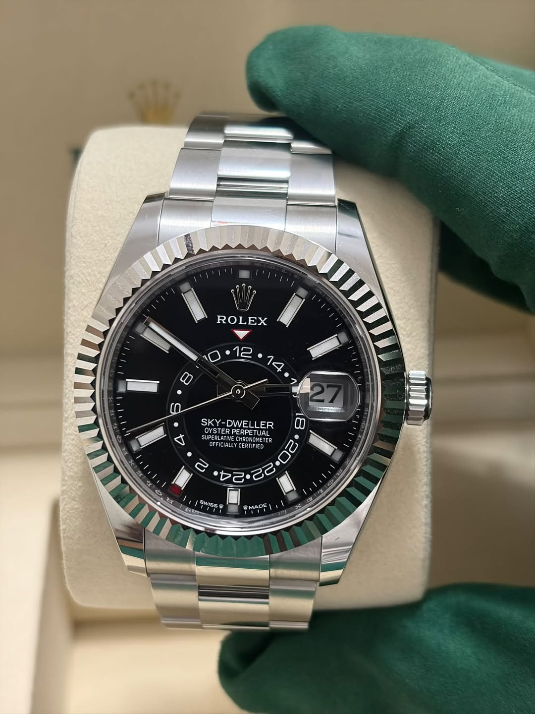 May be an image of wrist watch and text