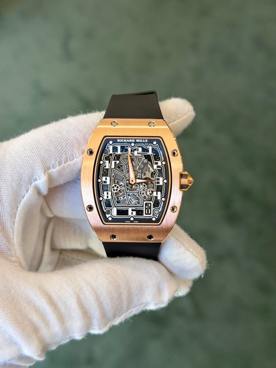 May be an image of wrist watch and text that says 'RICHARD MILLE G חם'