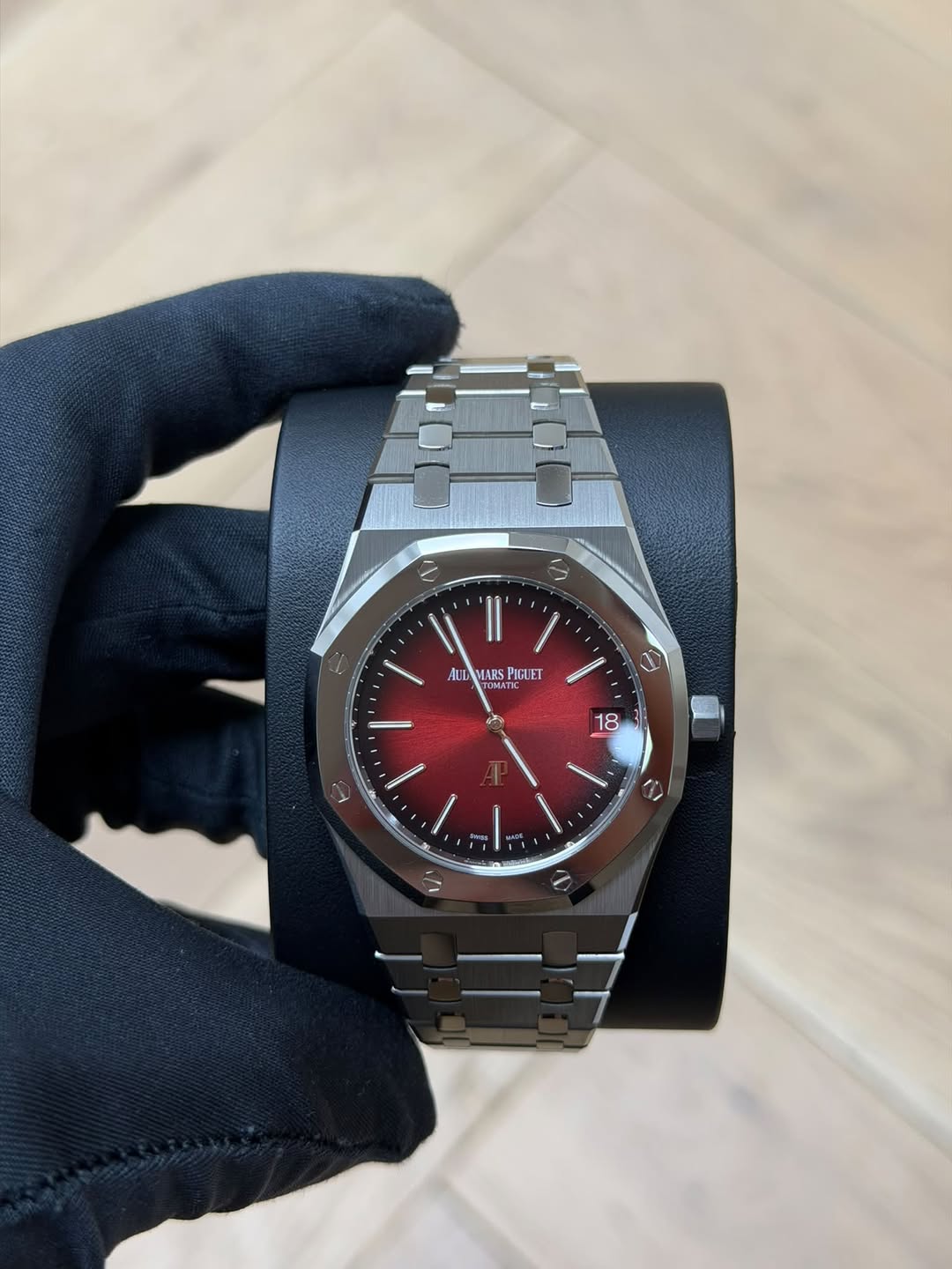 May be an image of wrist watch and text
