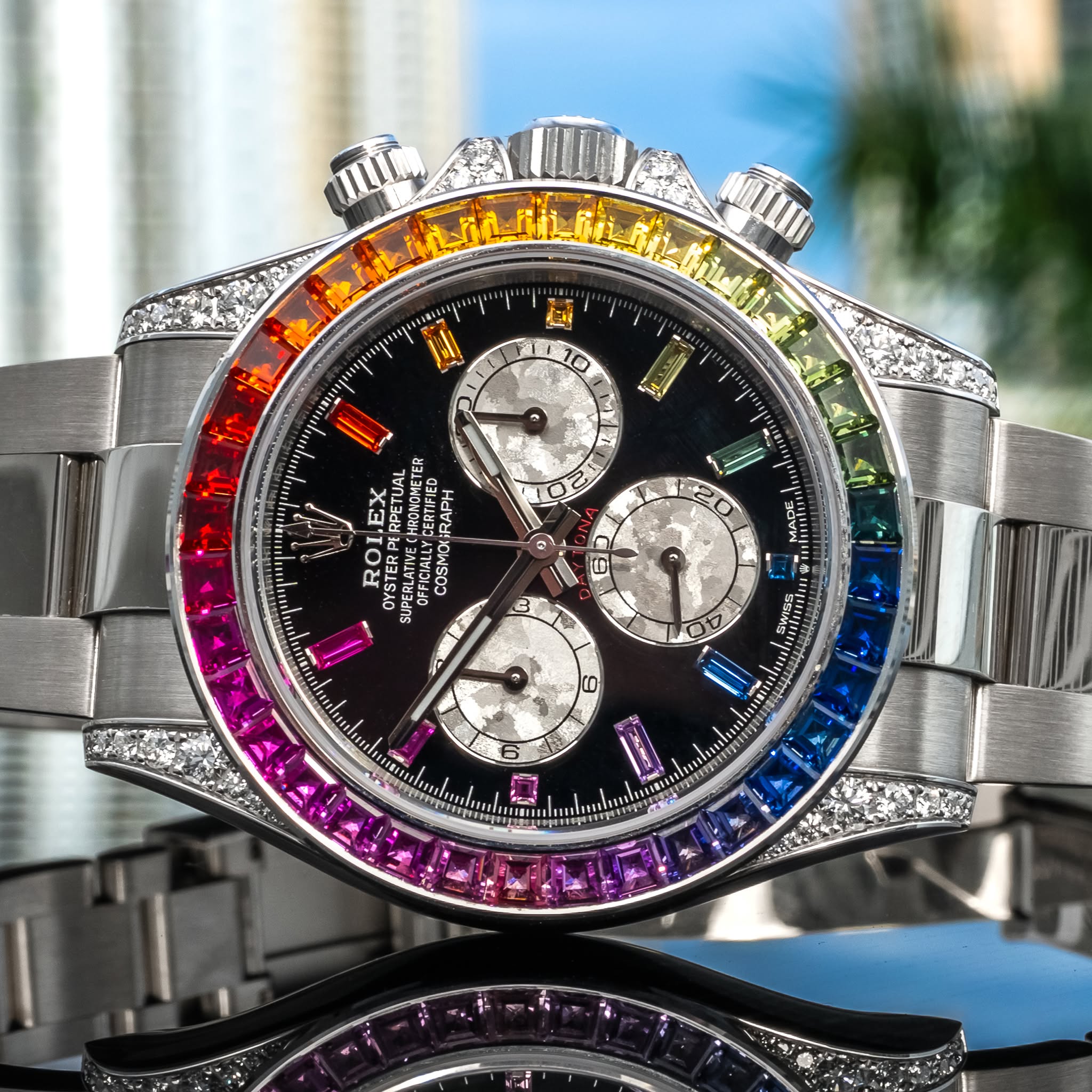 May be an image of wrist watch and text