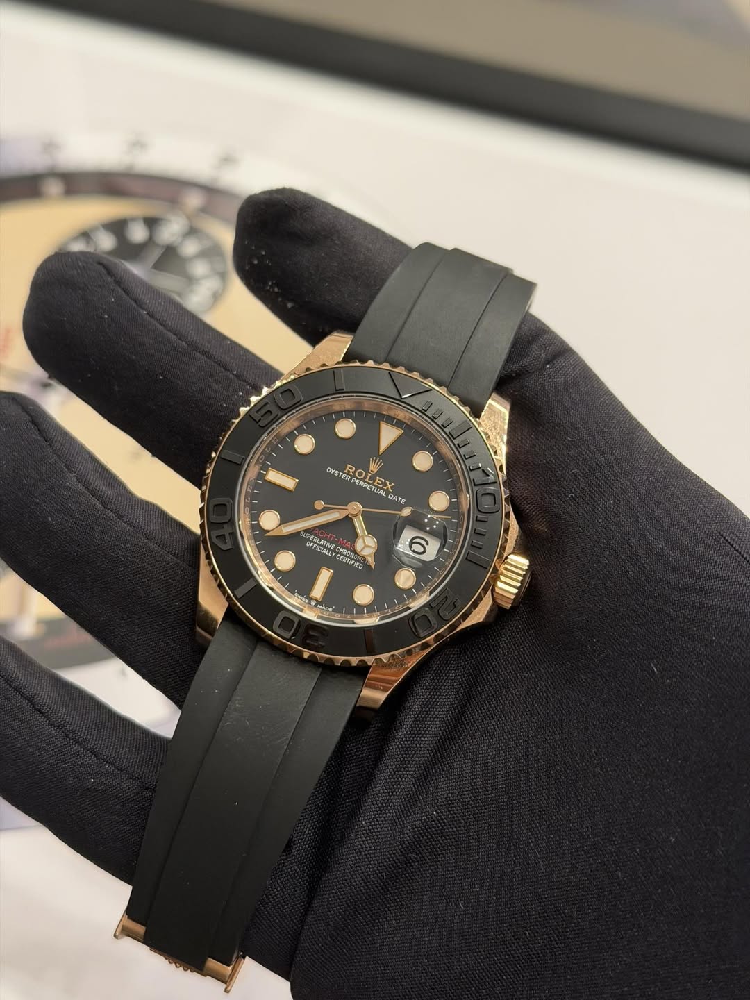 May be an image of wrist watch and text