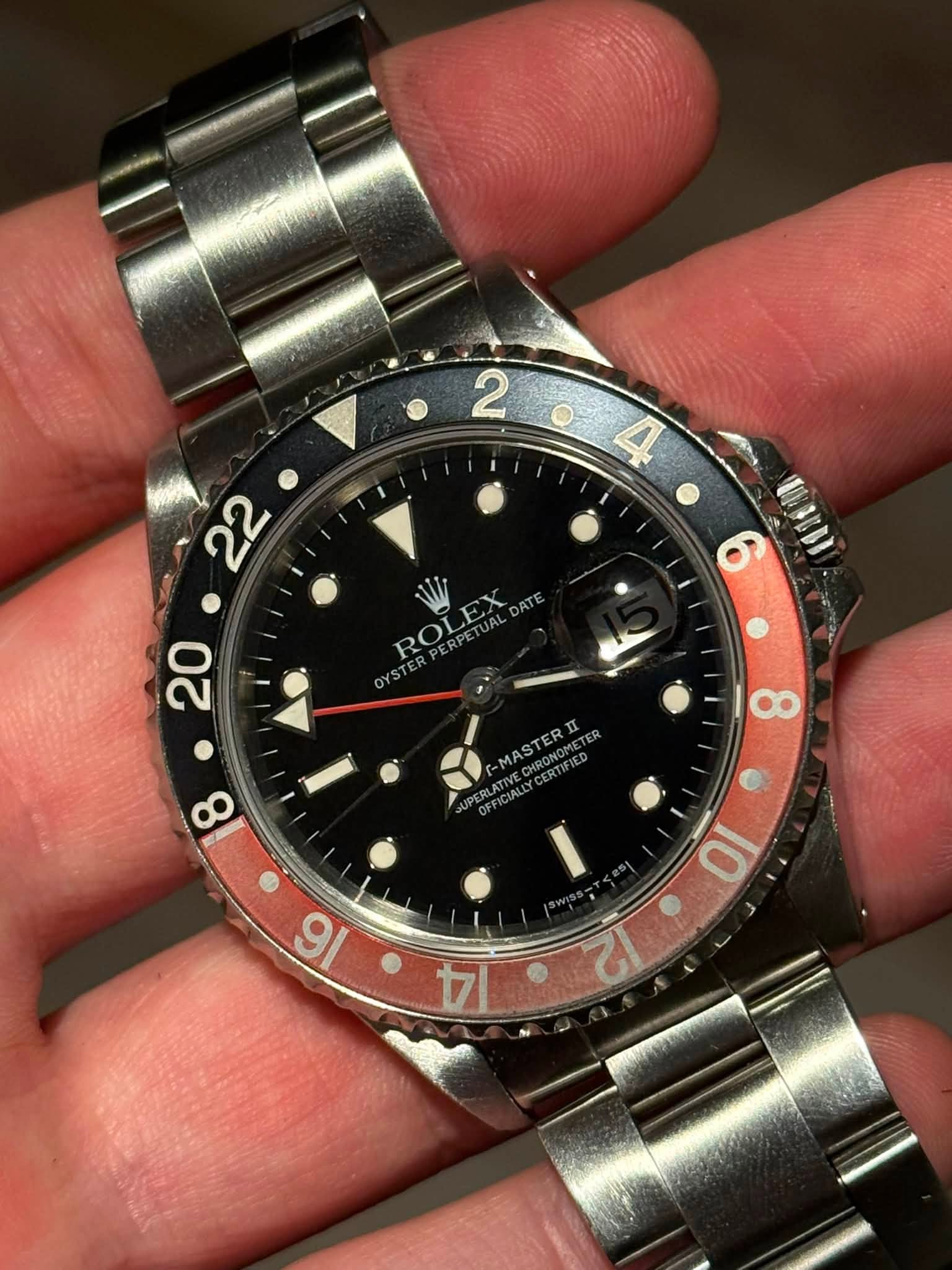 May be an image of wrist watch and text that says '2 04 22 WBEBI !በ ROLEX 20 سم 8 MASTERII CHRO MASTER 김리 8 16 10 टो 2 4'