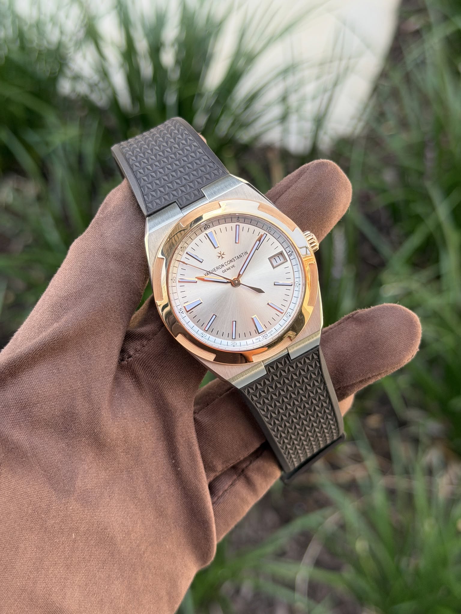 May be an image of wrist watch and leather