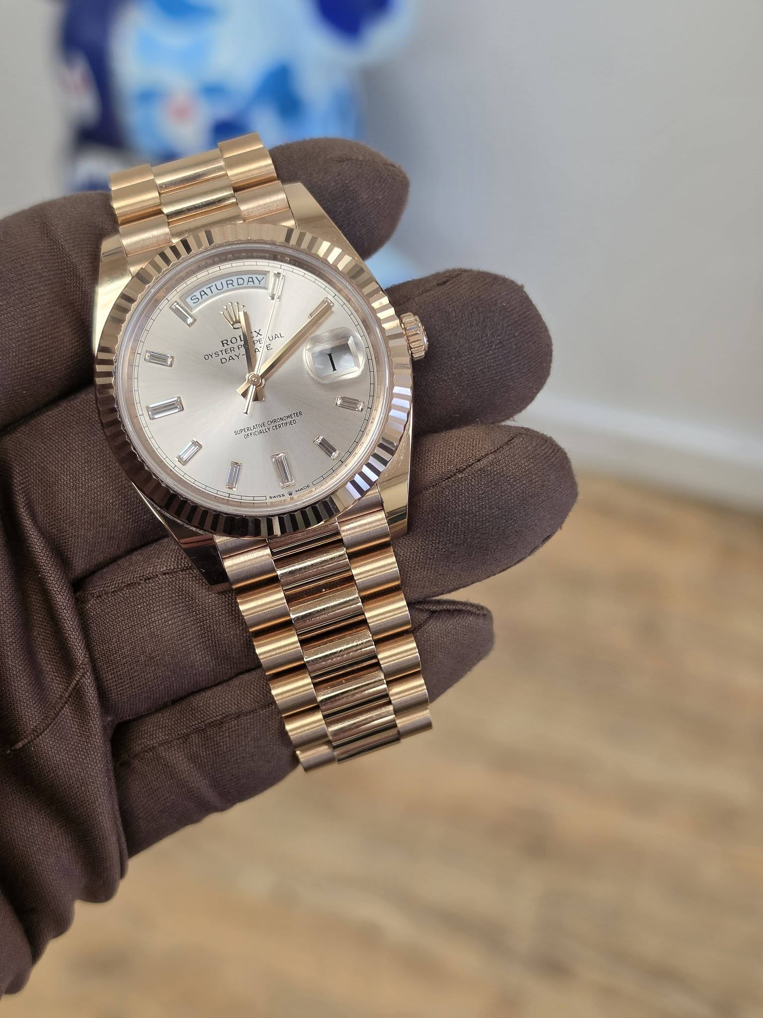 May be an image of wrist watch and text