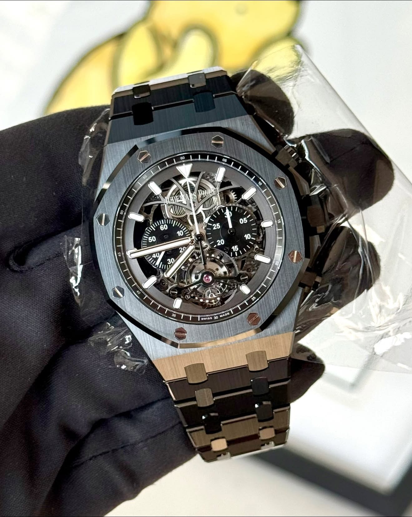 May be an image of wrist watch and text