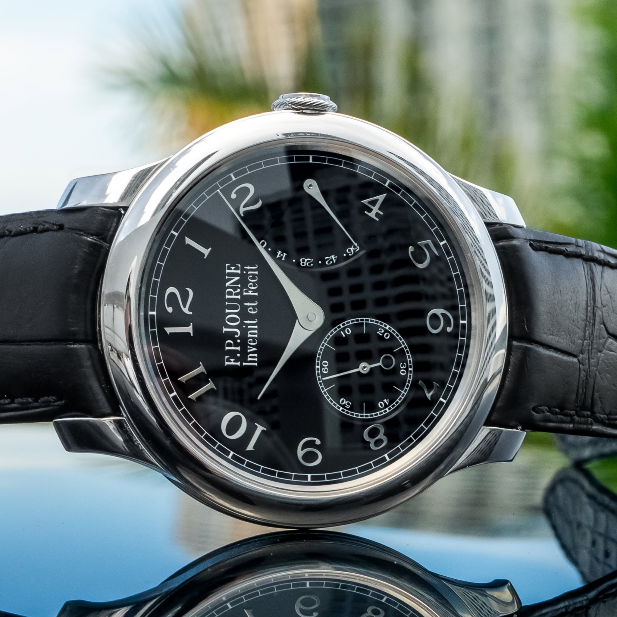 May be an image of wrist watch and text that says 'e 9s 2P 2 1 0. u 吃 12 F.P.JOURNE venOu RNE Fecit et Invenit 10 6 O 10 6 60 O لی ωη 30 Oc C CIX በል D'