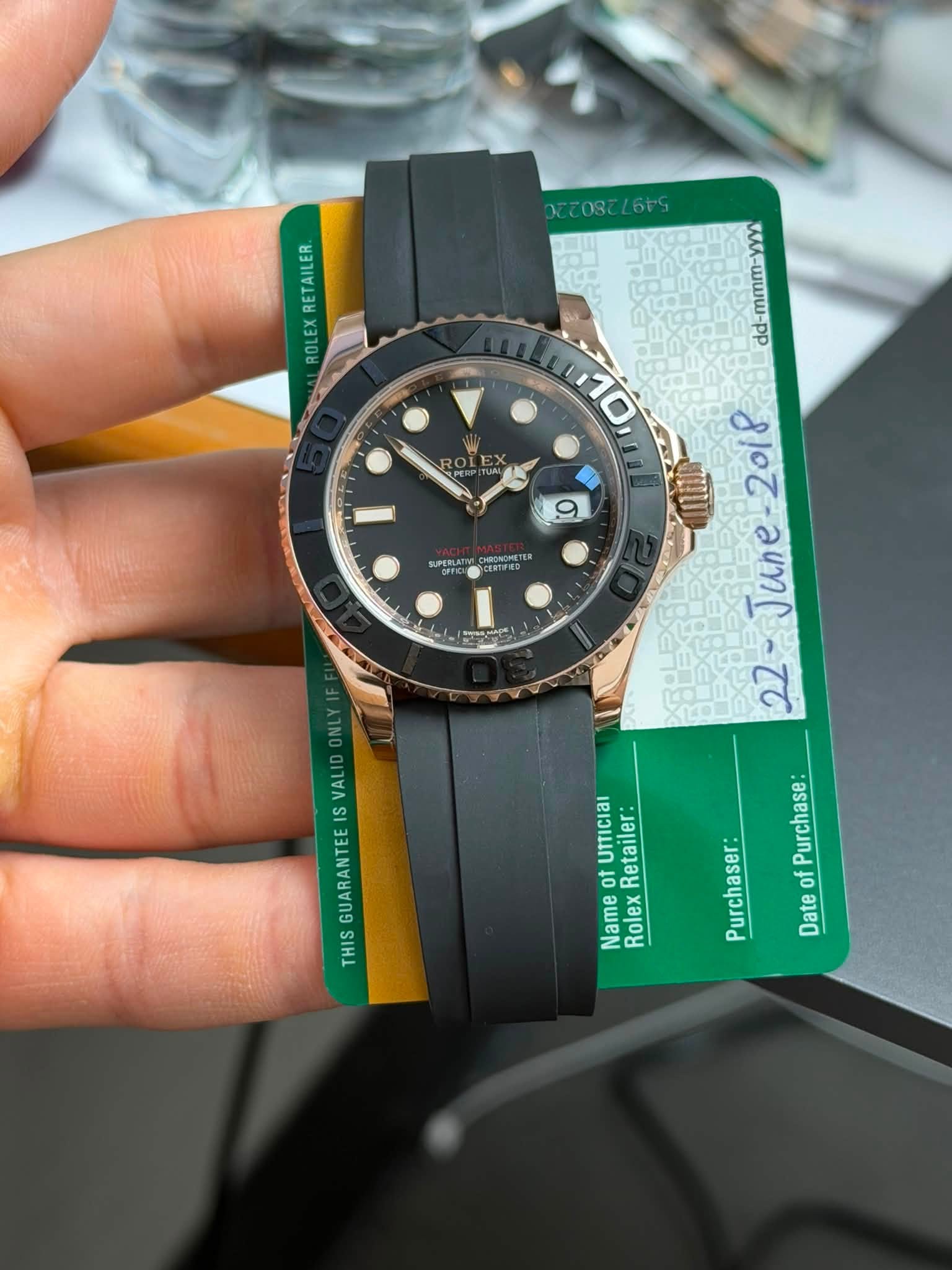 May be an image of wrist watch and text that says '0208eL6r5 6r5 RETAILER. ROLE 9 BИPE CHRONGOET O Лл-WWW- dd i0 22-June-2018 22-June 22 -2018 June-2018 June UTTICIAI ot Retailer:…