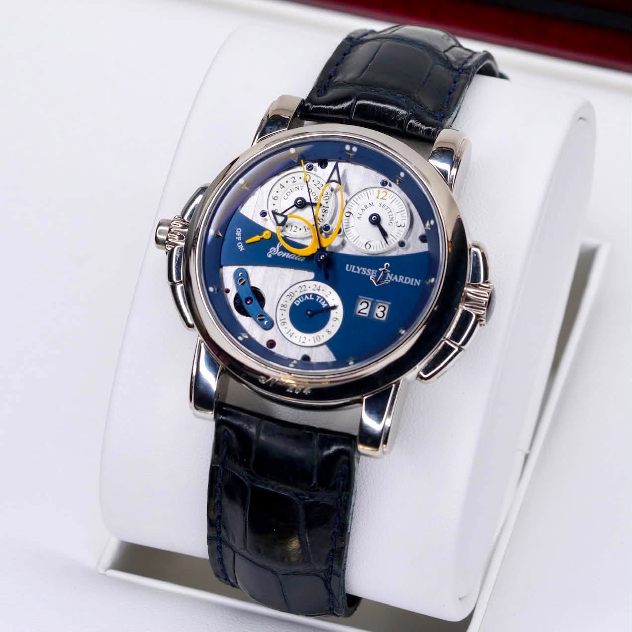 May be an image of wrist watch and text that says '*12-1 ተማ SET 3 دب OFFON юAoHиa 61 22-24. •20 16- ULYSSE NARDIN 2 3'
