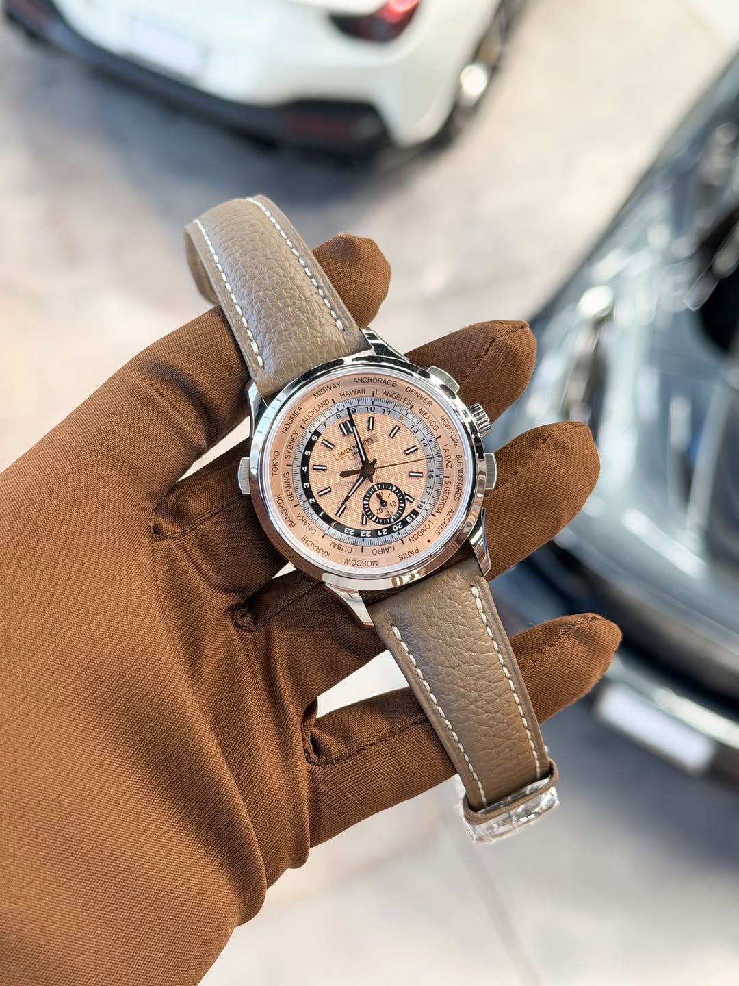 May be an image of leather and wrist watch