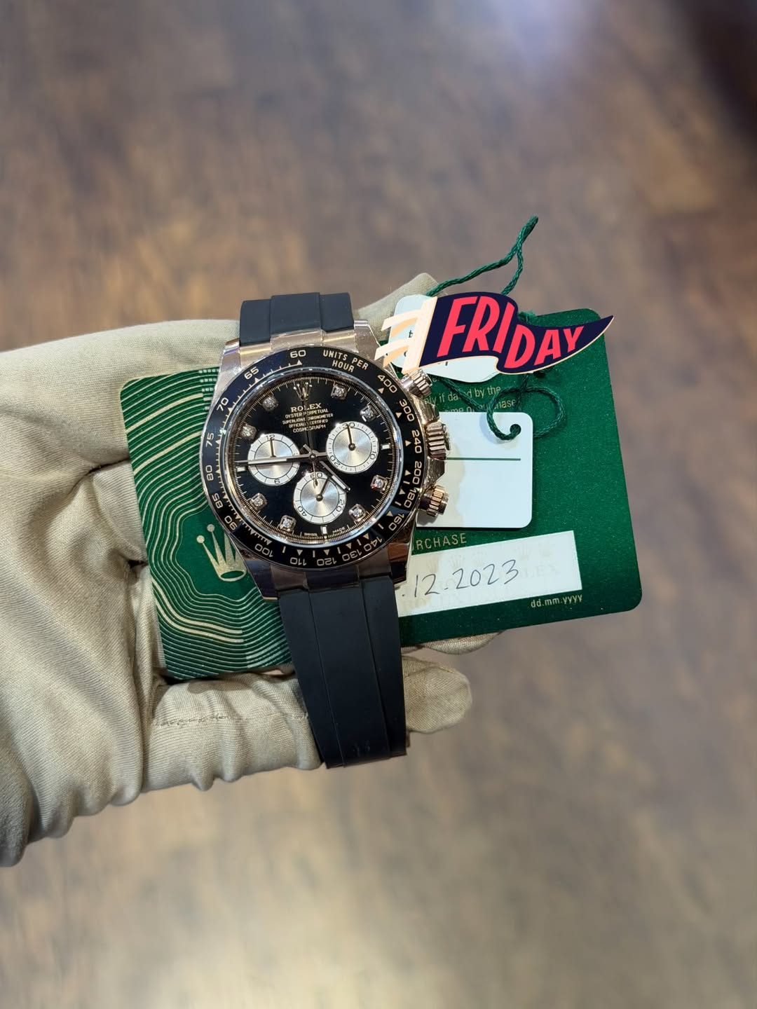 May be an image of wrist watch and text