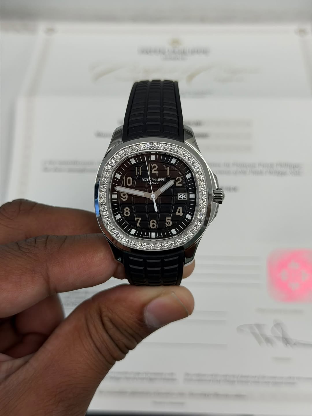 May be an image of digital watch and text
