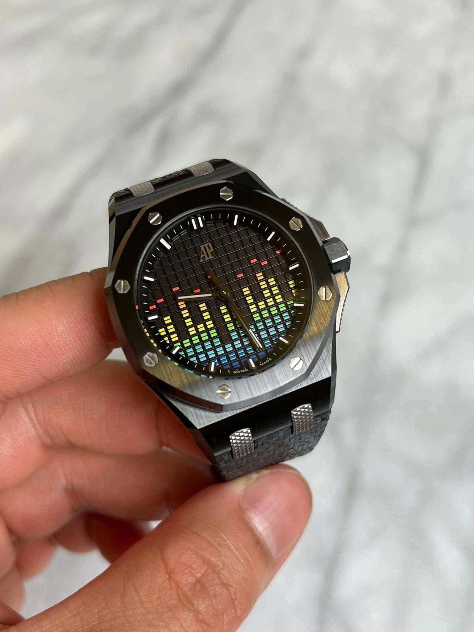 May be an image of digital watch and text