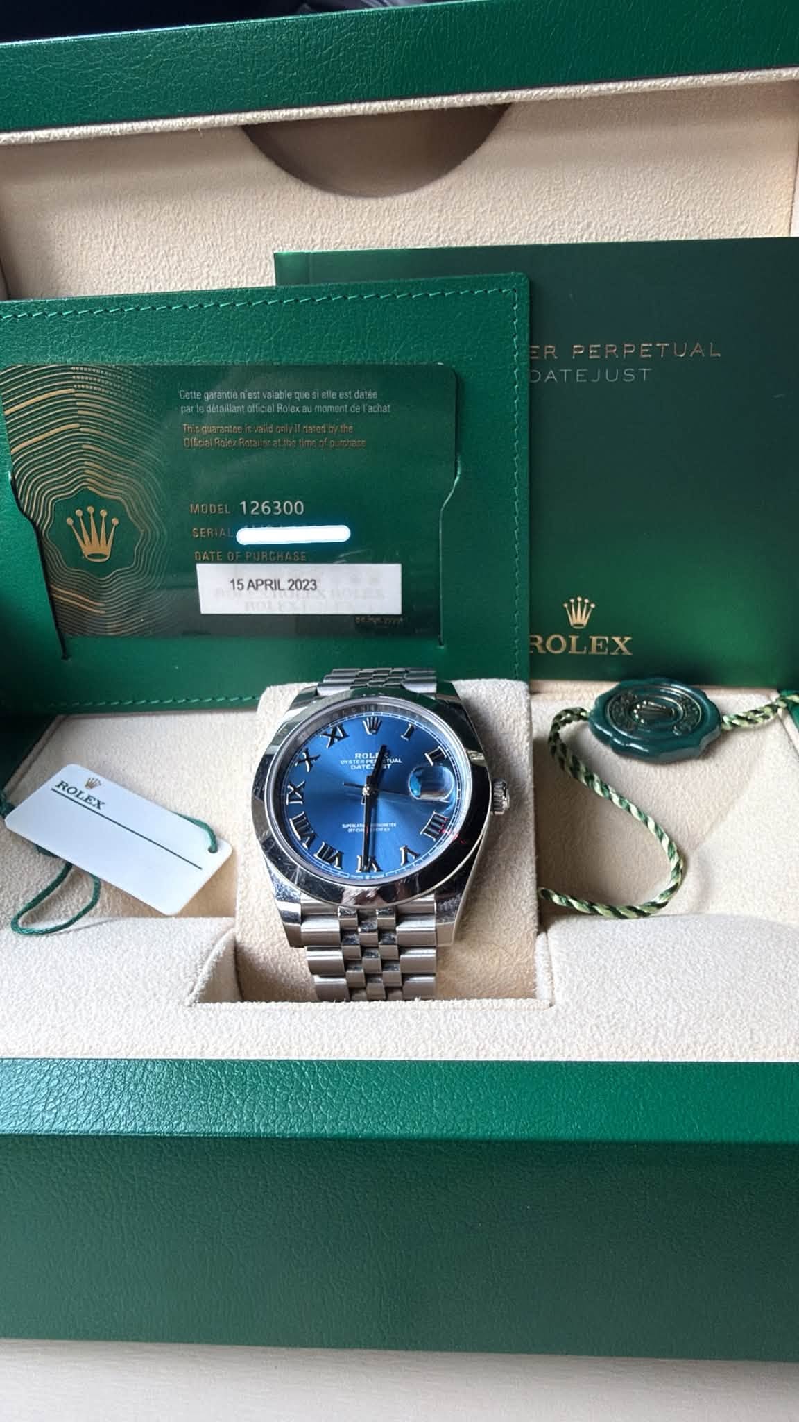 May be an image of wrist watch and text that says ' 15APRIL.2023 15APRIL.2023 SAPRIL 2023 OLEX ROLEX A 4'
