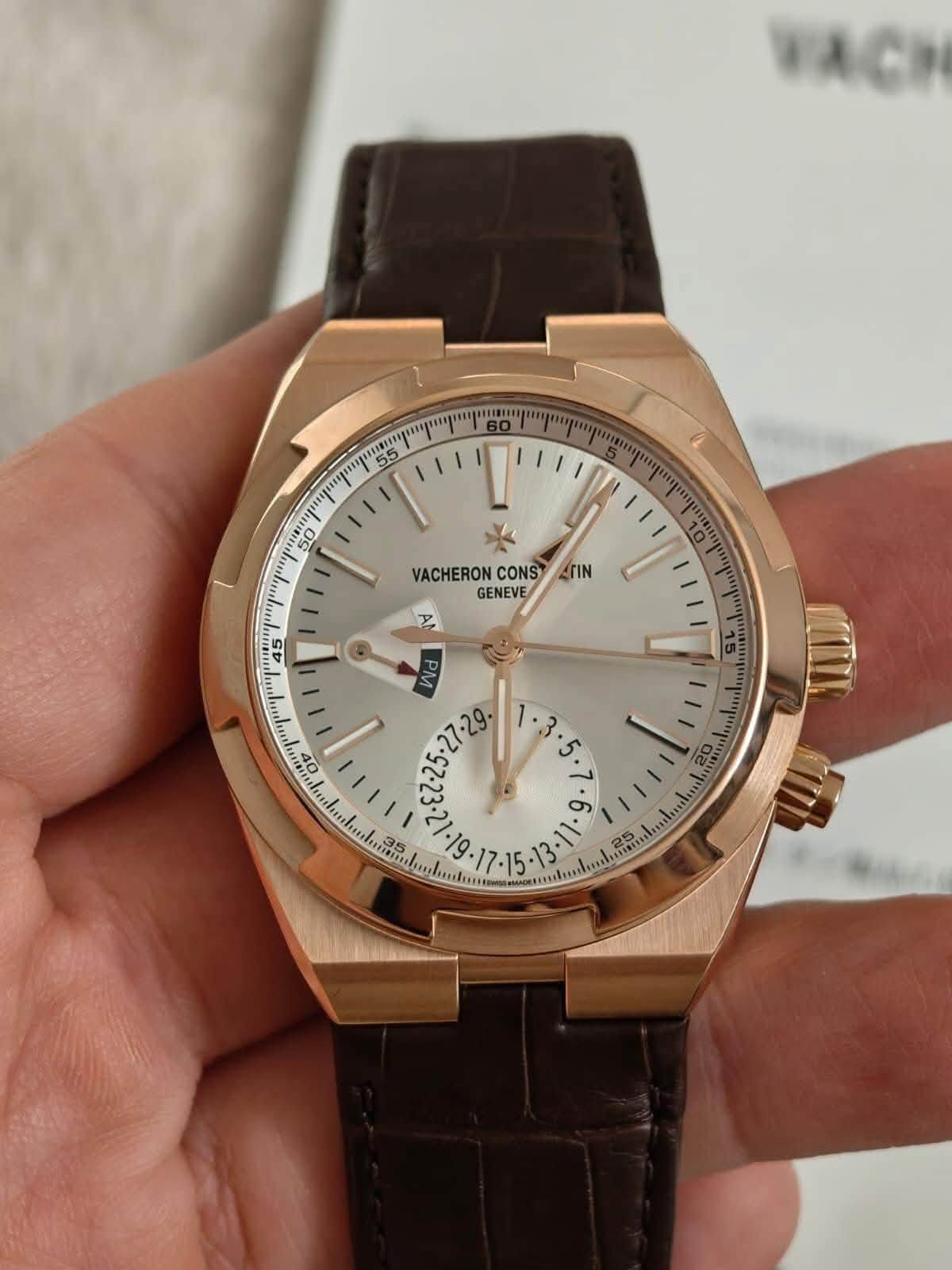May be an image of wrist watch and text that says 'VACH 55 ም 50 L' VACHERON CONS GENEVE TIN A Wd 4P Junhin 40 35 రా 7.15 13'