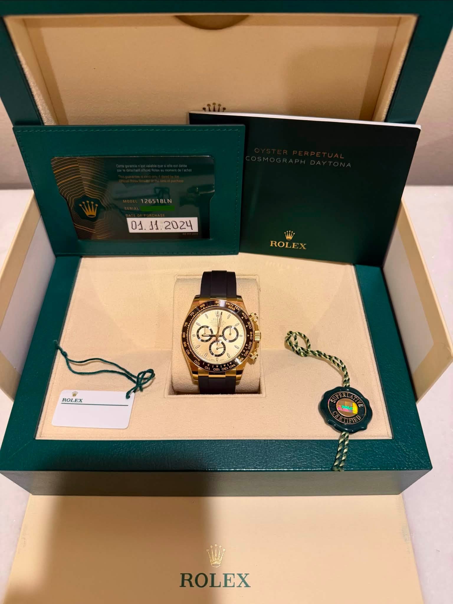 May be an image of wrist watch and text that says '01.J1 J1. 2024 ROL ROLEX HOLEX ROLEX'
