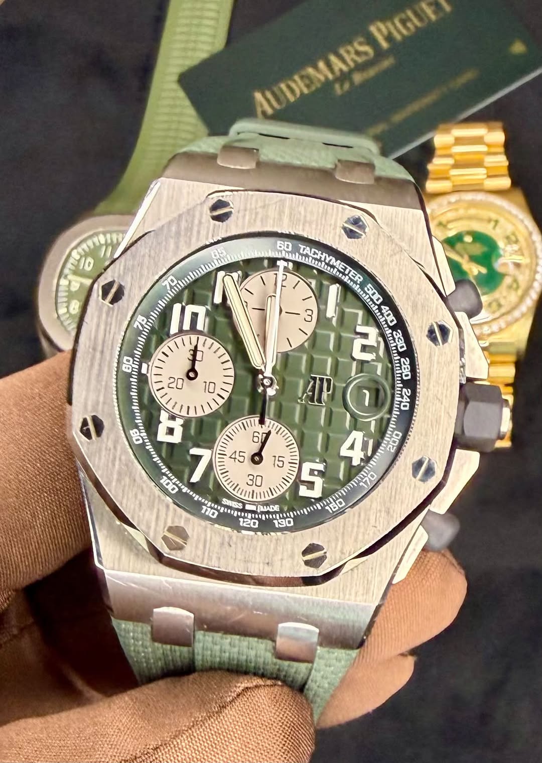 May be an image of wrist watch and text