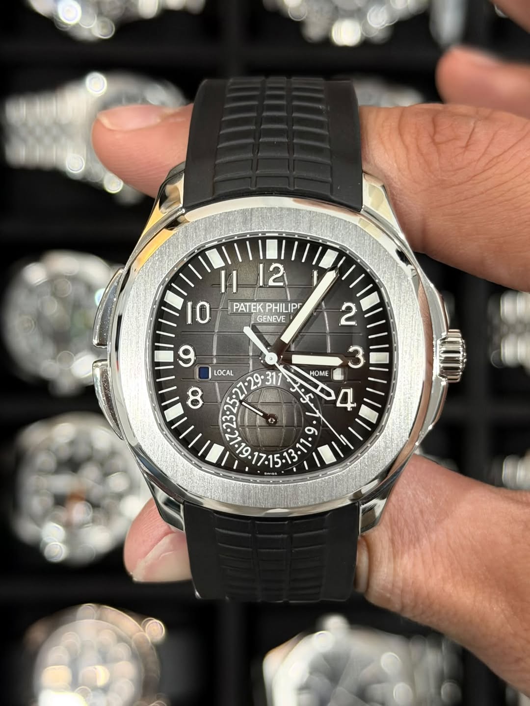 May be an image of wrist watch and text