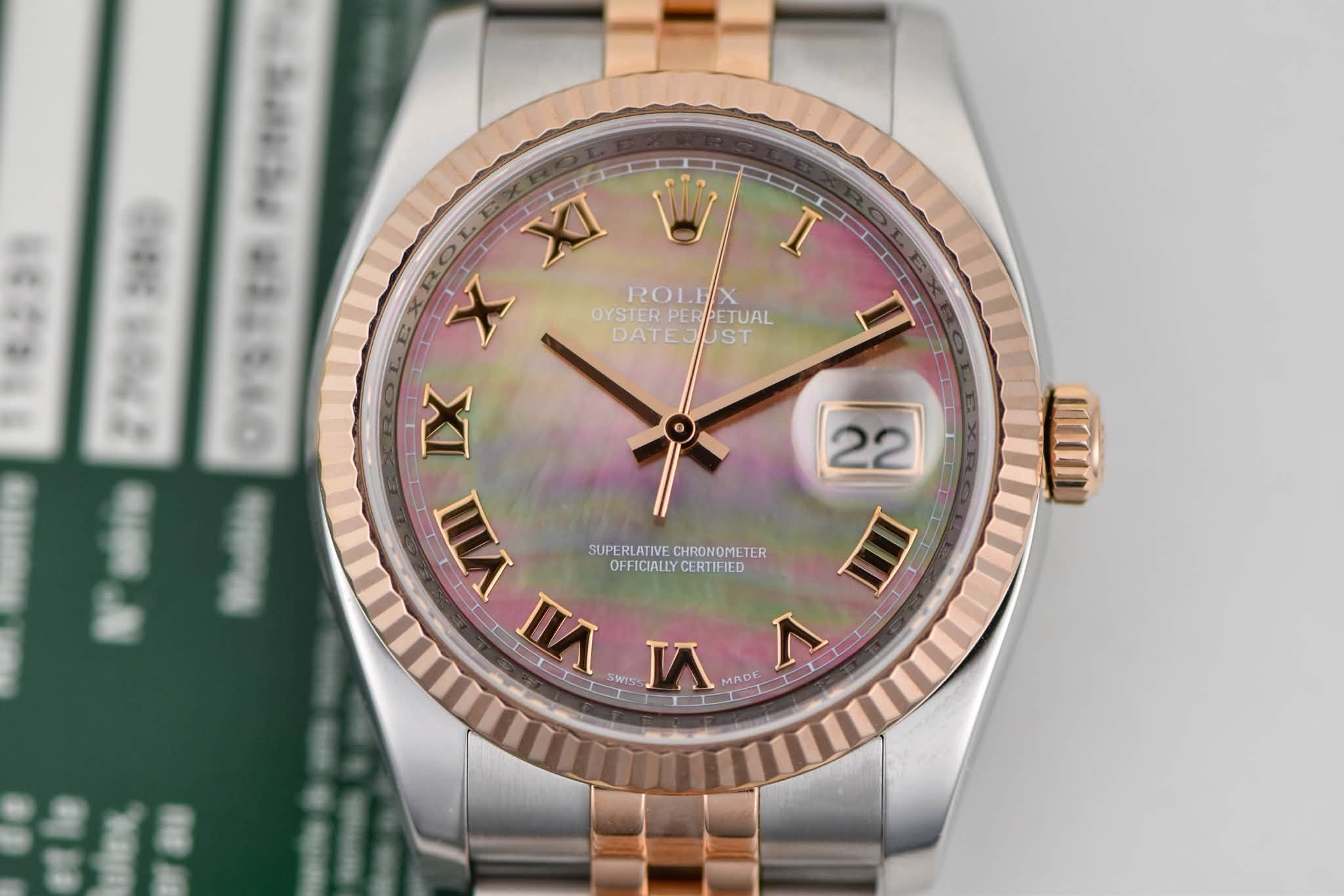 May be an image of wrist watch and text that says 'ממת: XI V II X ROLEX OYSTERPERPETUAL PER ETUAL OYSTER PERPETUA DATESUST ST DATES II IX S LIA SUPERLATIVE CHRONOMETER OFFIC…