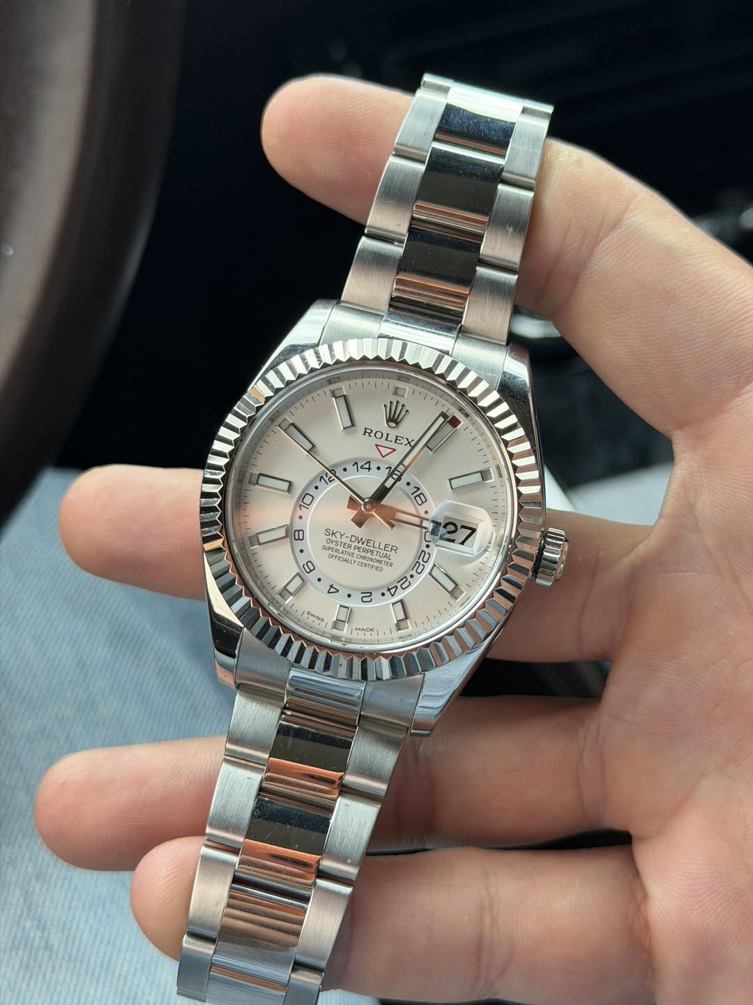 May be an image of wrist watch