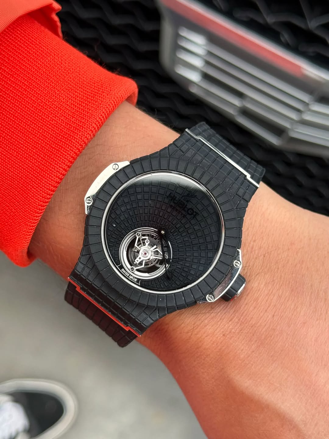May be an image of digital watch and text