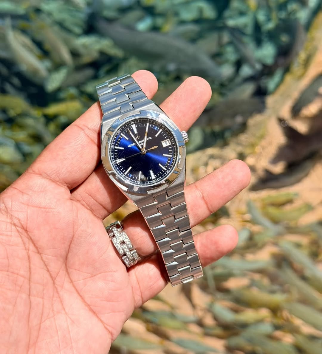 May be an image of wrist watch and text