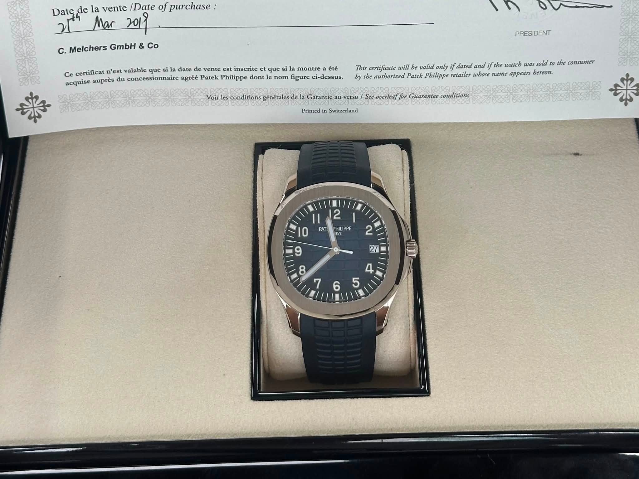 May be an image of wrist watch and text that says 'Date 2 la vente /Date of purchase Mar 201 C. Melchers GmbH Co certificat n'est apreB que sila date vente inscrite que sila montre…