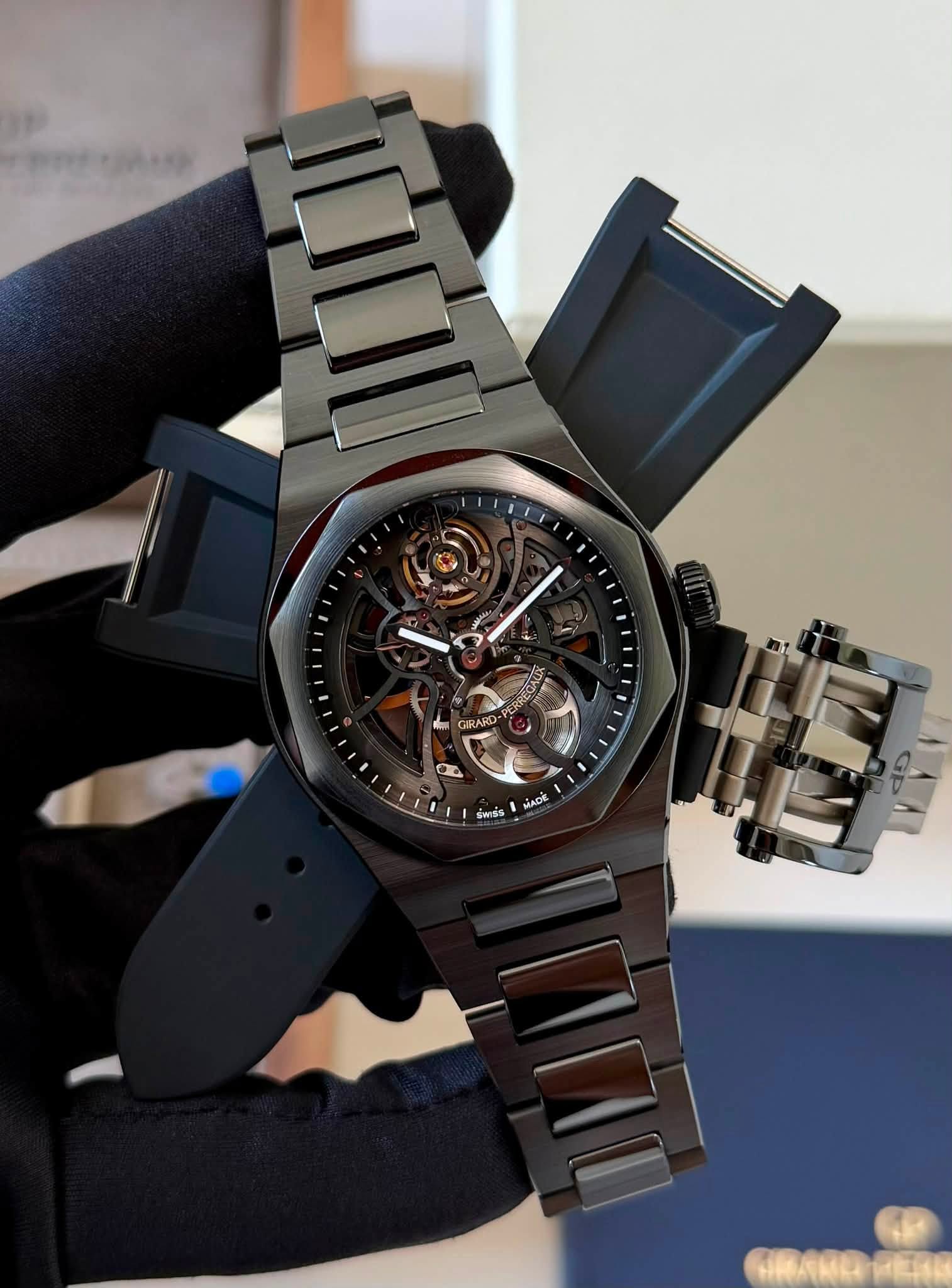 May be an image of wrist watch and text