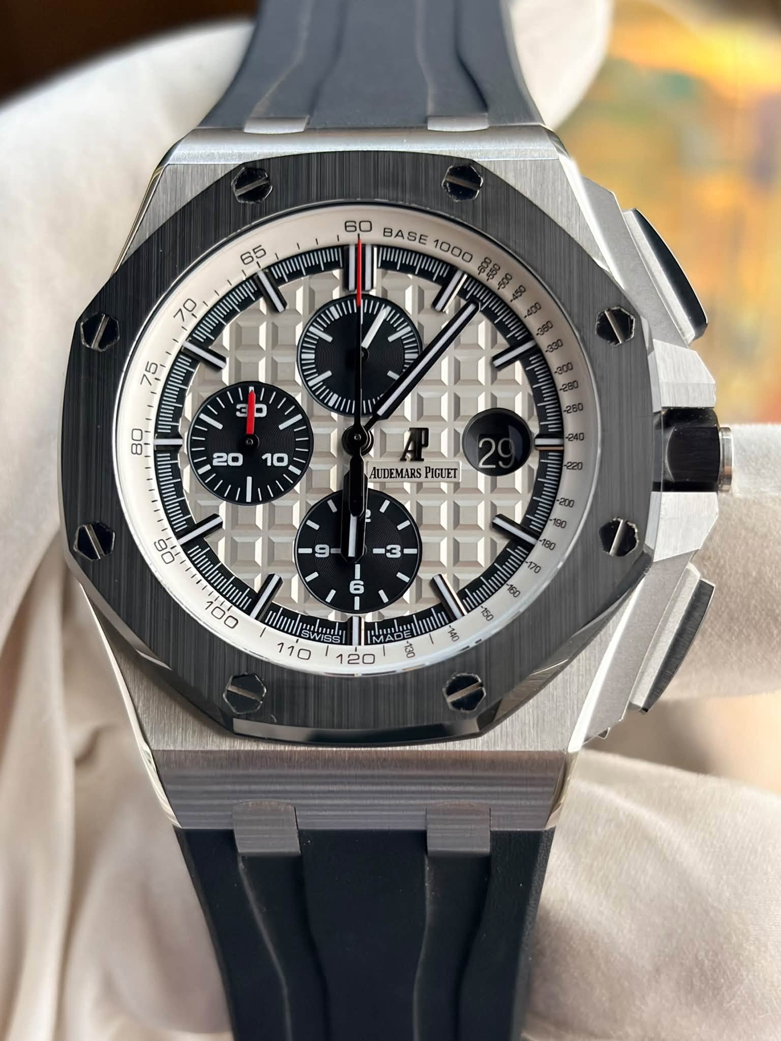 May be an image of wrist watch and text